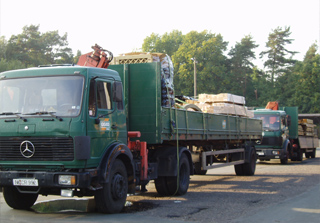 1990 LKW-Beladung